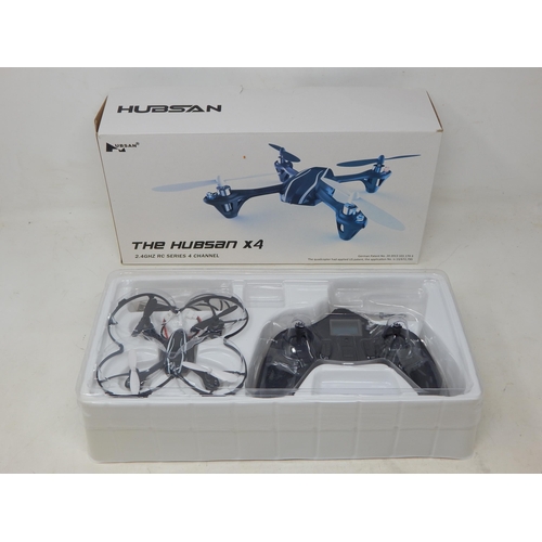 351 - The Hussan X4 2.4ghz RC Series 4 Channel Drone (boxed)