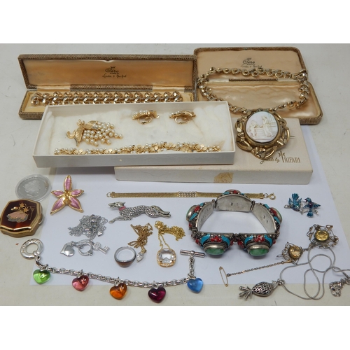 199 - A Quantity of Good Costume Jewellery Including Examples by Trifari together with a Chinese Character... 