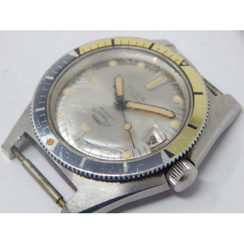 289 - Vintage Gentleman's Flica Super Squale Swiss Wristwatch with date aperture & sweep seconds hand