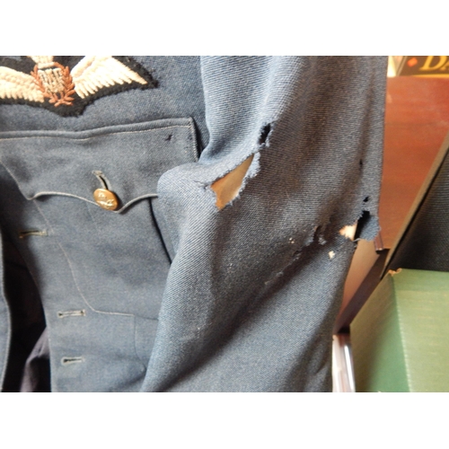 436 - RAF Blue Cloth Tunic with Cloth Badge. A/F