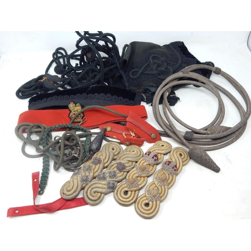 444 - A Quantity of Military Epaulettes, Cuffs etc (lot)