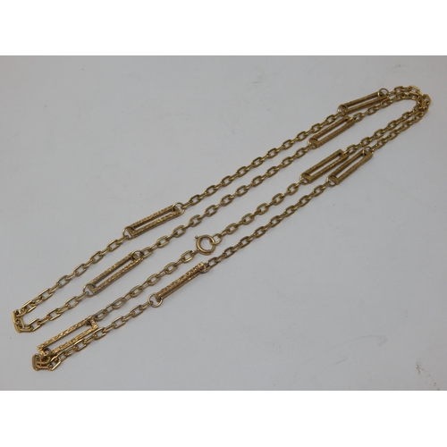 227 - 9ct Gold Necklace: Length 80cm: Weight 20.92g