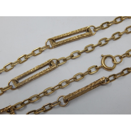 227 - 9ct Gold Necklace: Length 80cm: Weight 20.92g