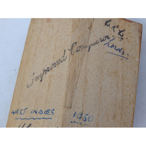 389 - Three 1950's Hand Signed Small Cricket Bats (43cm-46cm), Hand Signed, Teams Including England, New Z... 