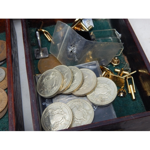 87 - A Quantity of Coins including Victorian & Later + small amount of Silver, Old Shape £2 Coins, Bankno... 