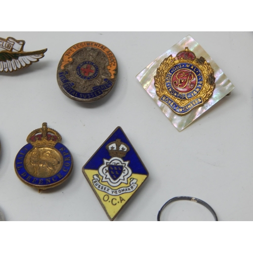 457 - An Interesting Group of Military Items Including Watches, 1914-1915 Aluminium Ring, 1902 Peace Badge... 