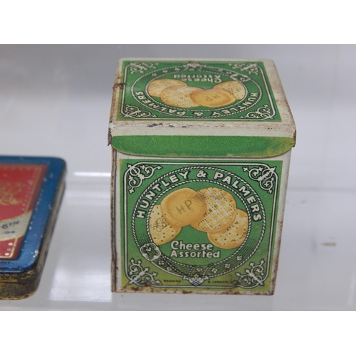 400N - A Group of Advertising Tins Including Smiths Potato Crisps, KEVII 1902 Rowntree Chocolate Tin with P... 