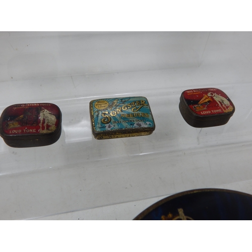 400N - A Group of Advertising Tins Including Smiths Potato Crisps, KEVII 1902 Rowntree Chocolate Tin with P... 