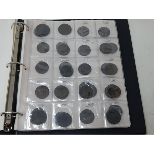 99J - Coin Album containing a collection of QV & Later Pennies & Farthings