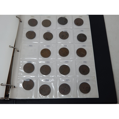 99J - Coin Album containing a collection of QV & Later Pennies & Farthings