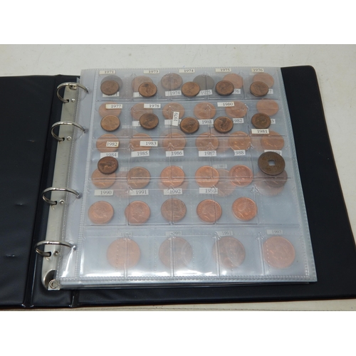 99L - Coin Album containing a collection of Decimal Coinage