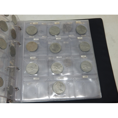 99L - Coin Album containing a collection of Decimal Coinage