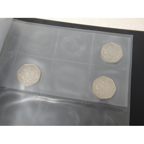 99L - Coin Album containing a collection of Decimal Coinage