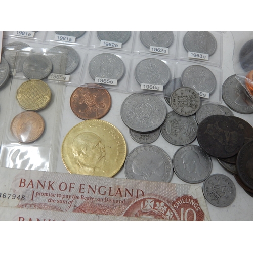 99M - A Quantity of UK Banknotes, Sets & Coins