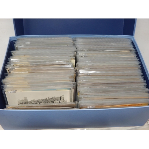 400R - A Large Quantity of Postcards in Clear Sleeves relating to Midhurst, West Sussex contained in a box ... 