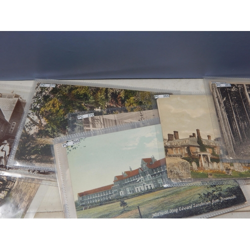 400S - A Large Quantity of Postcards in Clear Sleeves relating to Midhurst, West Sussex contained in a box ... 