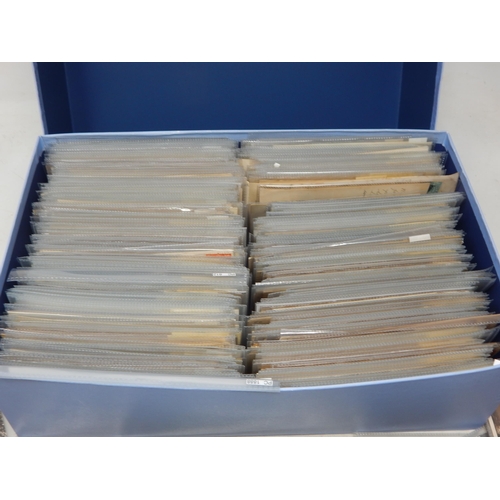 400S - A Large Quantity of Postcards in Clear Sleeves relating to Midhurst, West Sussex contained in a box ... 