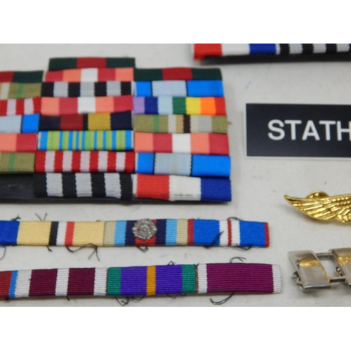 466 - A Quantity of Military Badges & Medal Bars