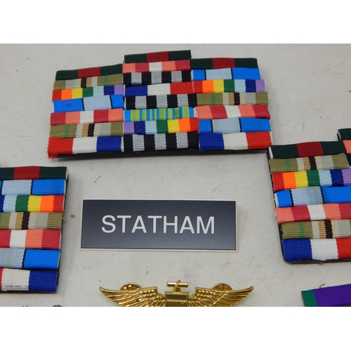 466 - A Quantity of Military Badges & Medal Bars