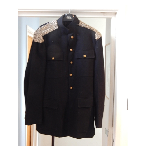 471 - 1950's/60's Officers Tunic/Jacket with chain epaulettes & brass buttons