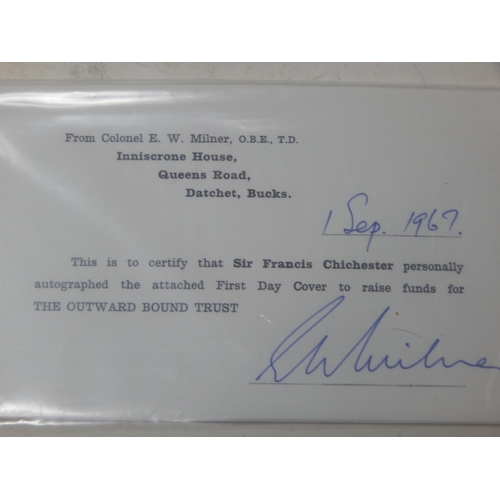 99 - A Quantity of Sir Francis Chichester signed First Day Covers postmarked 24 July 1967 - Sir Francis C... 