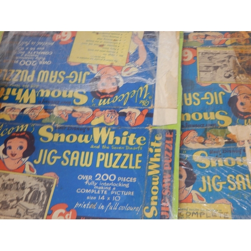 431 - 9 x Vintage Walt Disney Puzzles: All Complete.