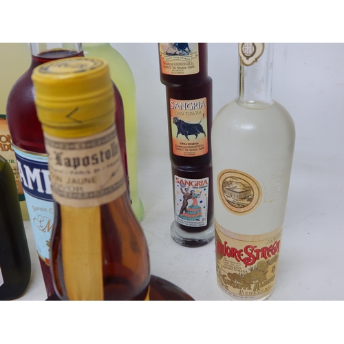 499 - A Quantity of Liqueurs Including Drambuie, Grand Marnier etc (9)