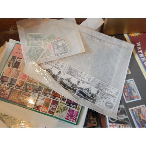 64 - A Huge Quantity of Stamp Albums, Loose Stamps & FDC's, UK & World Including a Sterling Silver Concor... 