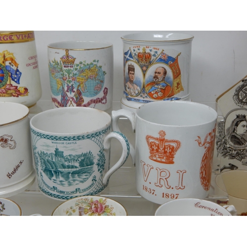 451 - Large Quantity of Queen Victoria, Edward VII, George V, George VI & QEII Royal Coronation Wares