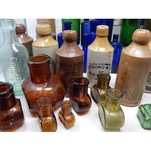 453 - A Quantity of 19th/20th Century Bottles