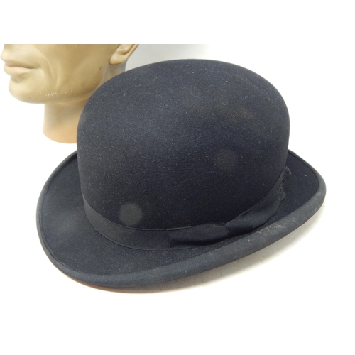 455 - Bowler Hat by Christy's London together with a top hat