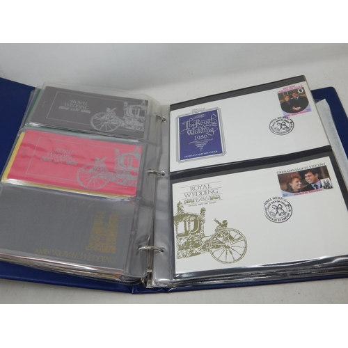 66 - Hallmarked Silver Medallic Coin Covers (2) together with a quantity of stamp booklets, FDC's etc con... 