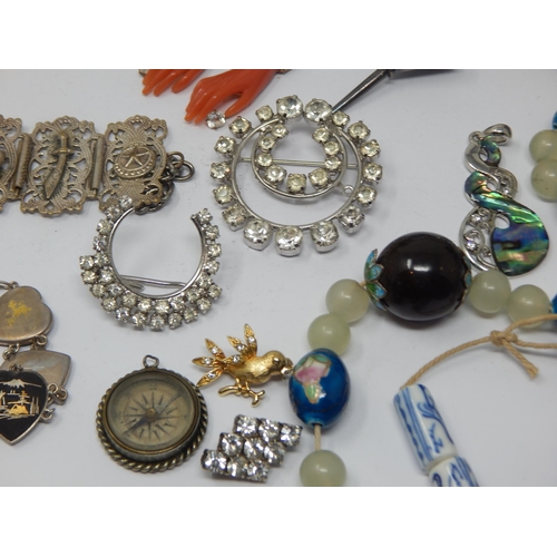 346 - A Quantity of Silver Jewellery together with a collection of costume Jewellery