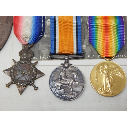 400 - WWI Group from two brothers, The Medal Trio Awarded & Edge Named to: 52078 Charles White, Driver, Ro... 