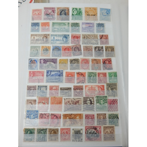 90 - A Stock Book Containing a Huge Collection of Commonwealth Stamps QV-QEII together with a Jet Age Sta... 