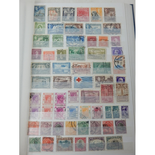 90 - A Stock Book Containing a Huge Collection of Commonwealth Stamps QV-QEII together with a Jet Age Sta... 