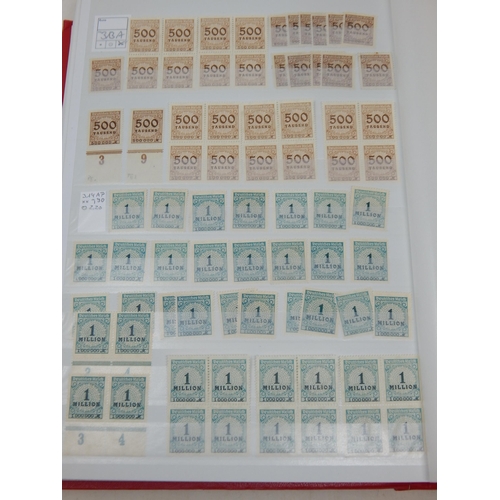 91 - A 60 Sided Stock Book Crammed with Stamps Including France 1862-1990's, French Colonies, Poland 1919... 