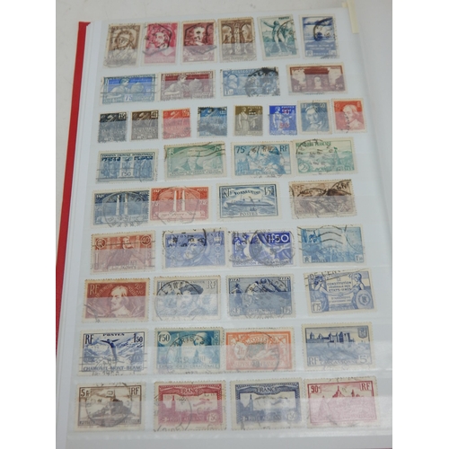 91 - A 60 Sided Stock Book Crammed with Stamps Including France 1862-1990's, French Colonies, Poland 1919... 