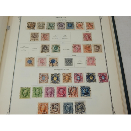 92 - A Pre-Printed Scott Stamp Album Containing a Collection of Swedish Stamps 1858-1989