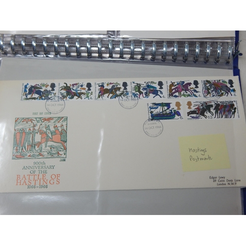 94 - An Album Containing a Collection of 1966 World Cup First Day Covers with Typed Addresses (19) togeth... 