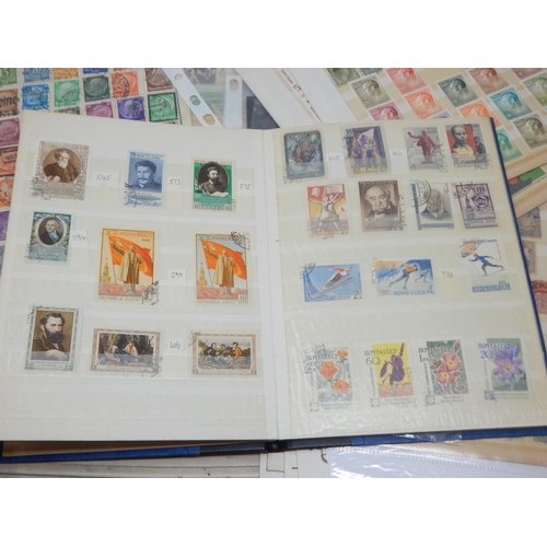 96 - Album of Russian Stamps, Bavarian Stamps 1867-1919, Bohemia & Moravia 1939-42, 1966 World Cup First ... 