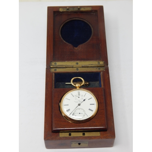 239 - Victorian 18ct gold consular cased pocket watch by Charles Frodsham, 84 Strand, London, No. 04906, H... 