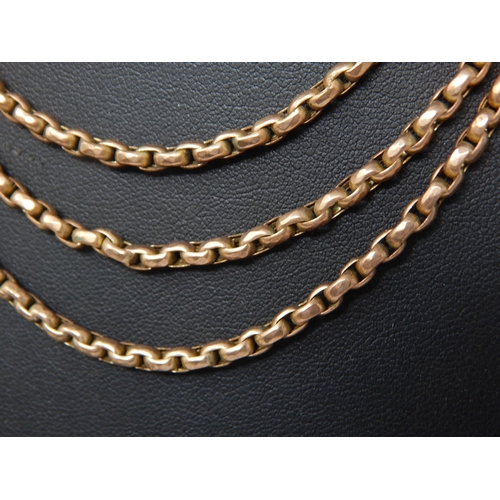 242 - 9ct Gold Choker Necklace: Weight 40.64g