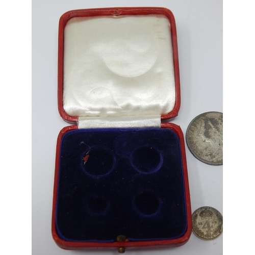 74 - Maundy Money Four Coin Case together with Various Maundy Money & Silver Coinage