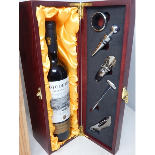 399 - A Magnum Bottle of Chateau de Beaucastel Chateauneuf -Du-Pape 2000 in wooden case together with a bo... 