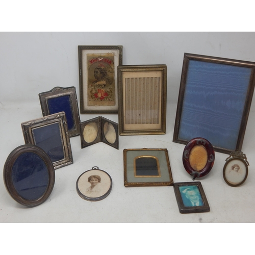 143 - 4 x Silver Photograph Frames together with Various other frames etc