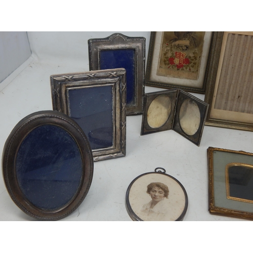 143 - 4 x Silver Photograph Frames together with Various other frames etc