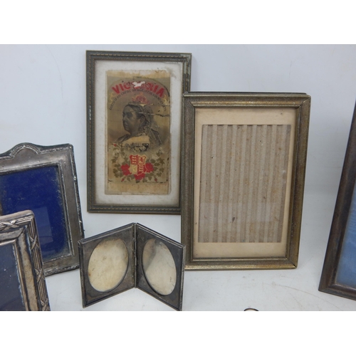 143 - 4 x Silver Photograph Frames together with Various other frames etc