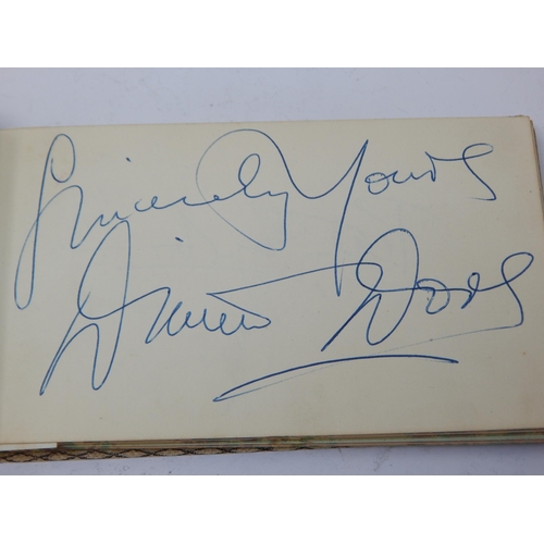 483 - 1950's Autograph Books containing various signatures of stars of stage & screen Including Vera Lyn, ... 