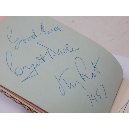 483 - 1950's Autograph Books containing various signatures of stars of stage & screen Including Vera Lyn, ... 